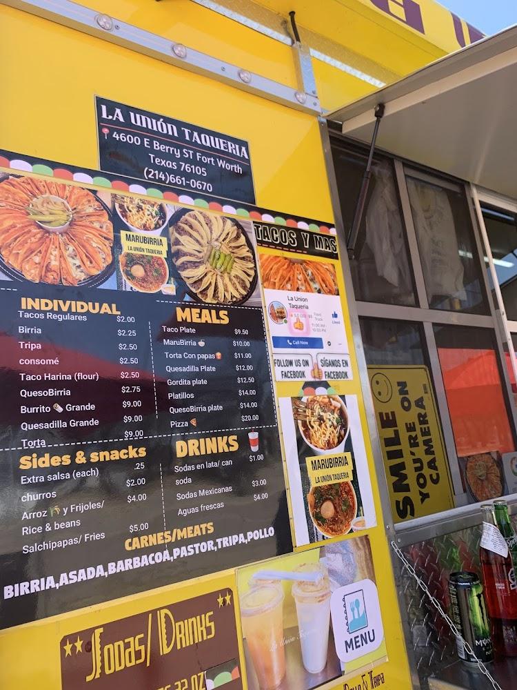 La Union Taqueria #1 Menu image 4
